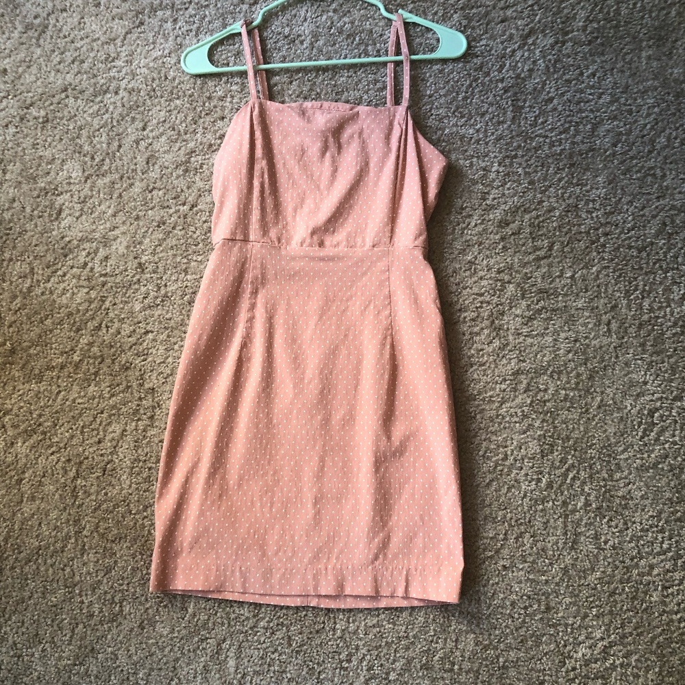 Pink Polka Dot Dress